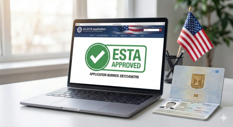 אישור ESTA לדרכון ישראלי — מילוי טופס ESTA בעברית להגשה מהירה לארה"ב