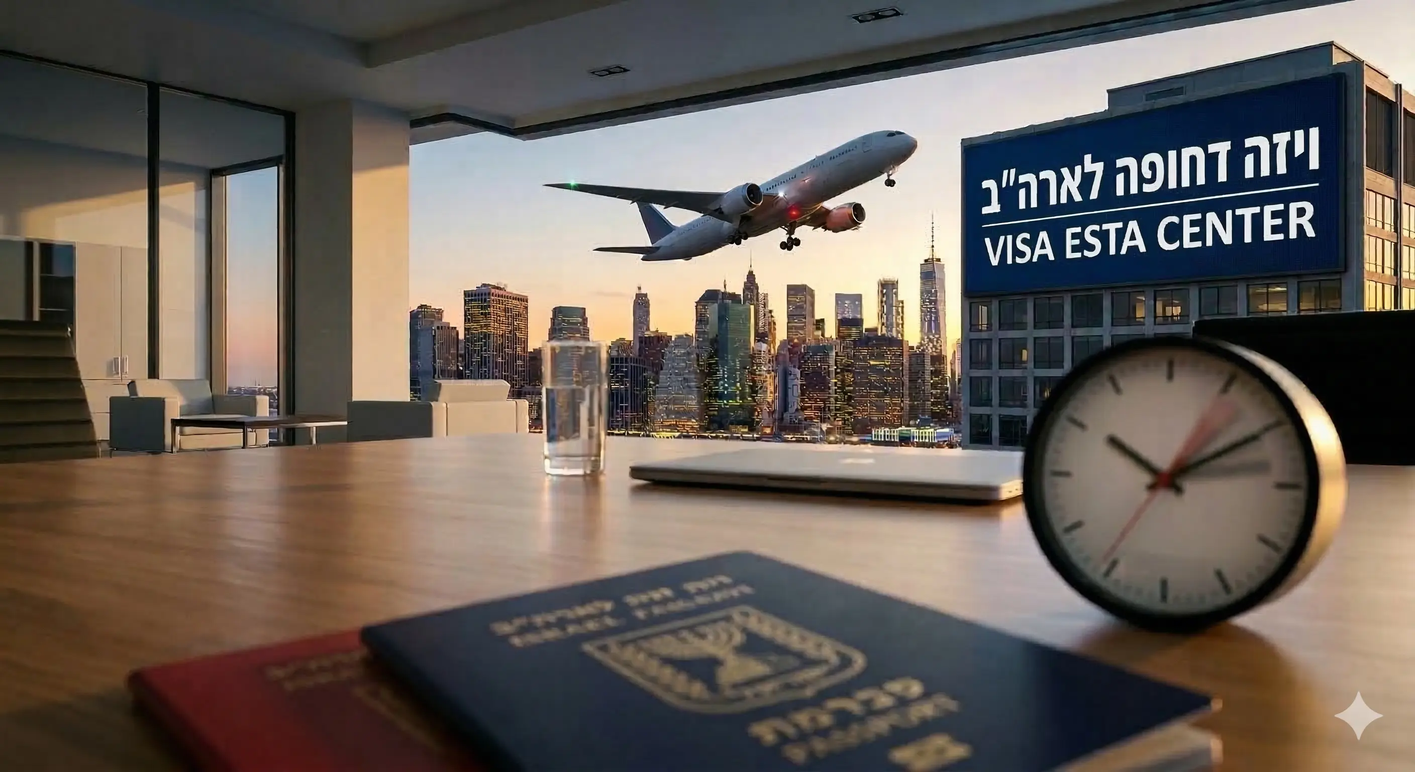 הוצאת ויזה דחופה לארצות הברית לישראלים - שירות SOS של VISA ESTA CENTER